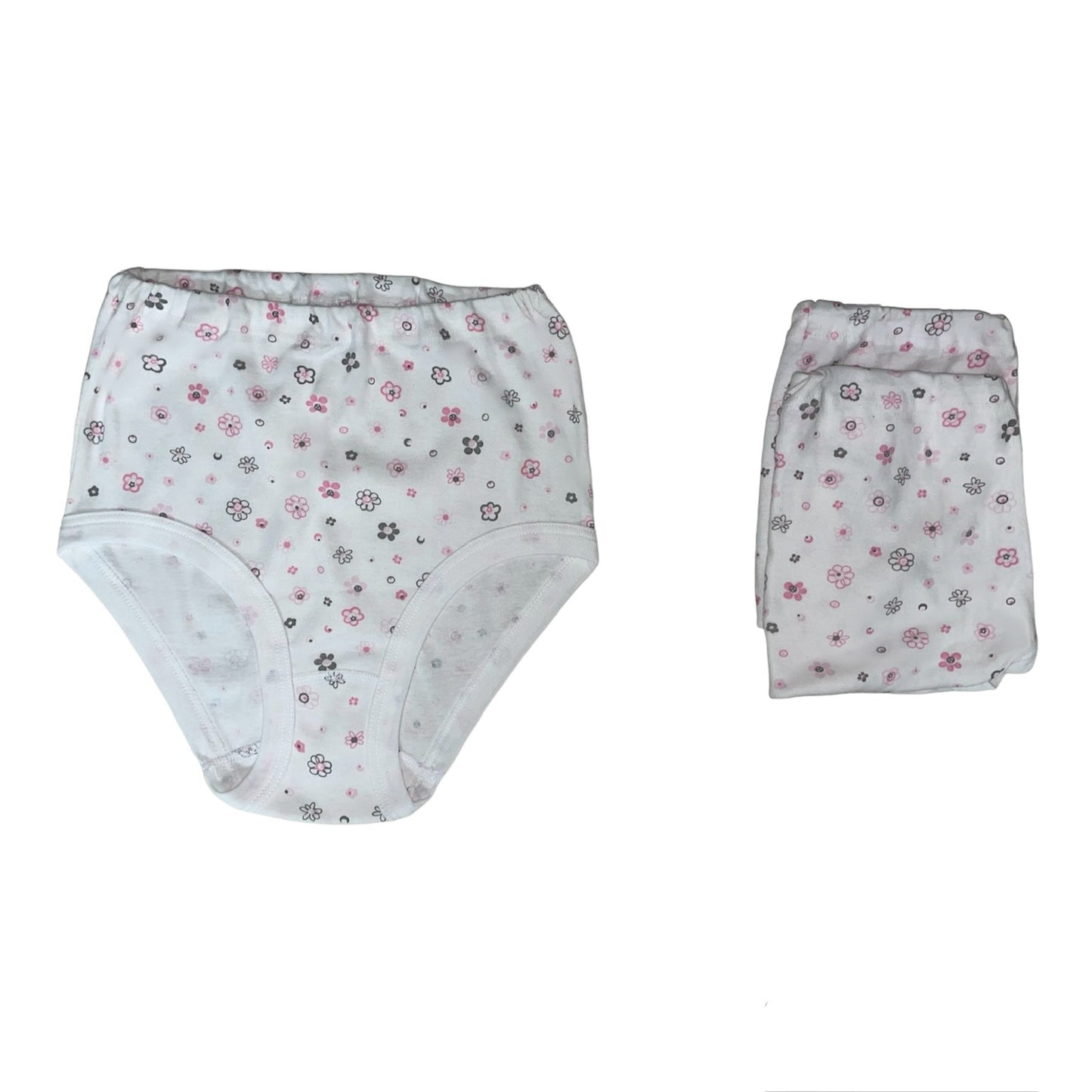 3er-Pack Damen Slips mit Blumen all-over Druck