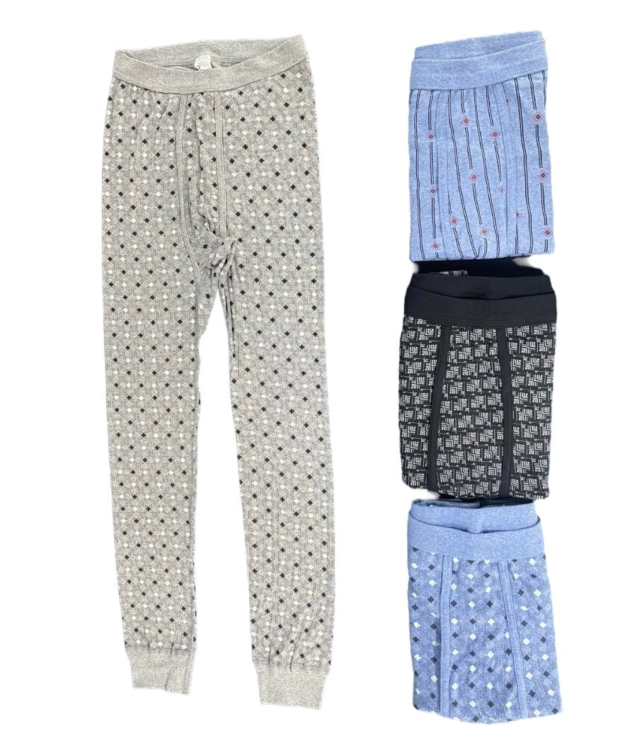 5er-Pack Lange Unterhosen in diversen Farben/Motiven